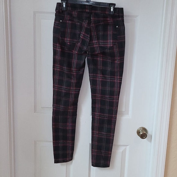 Skinny plaid pants - Picture 2 of 4
